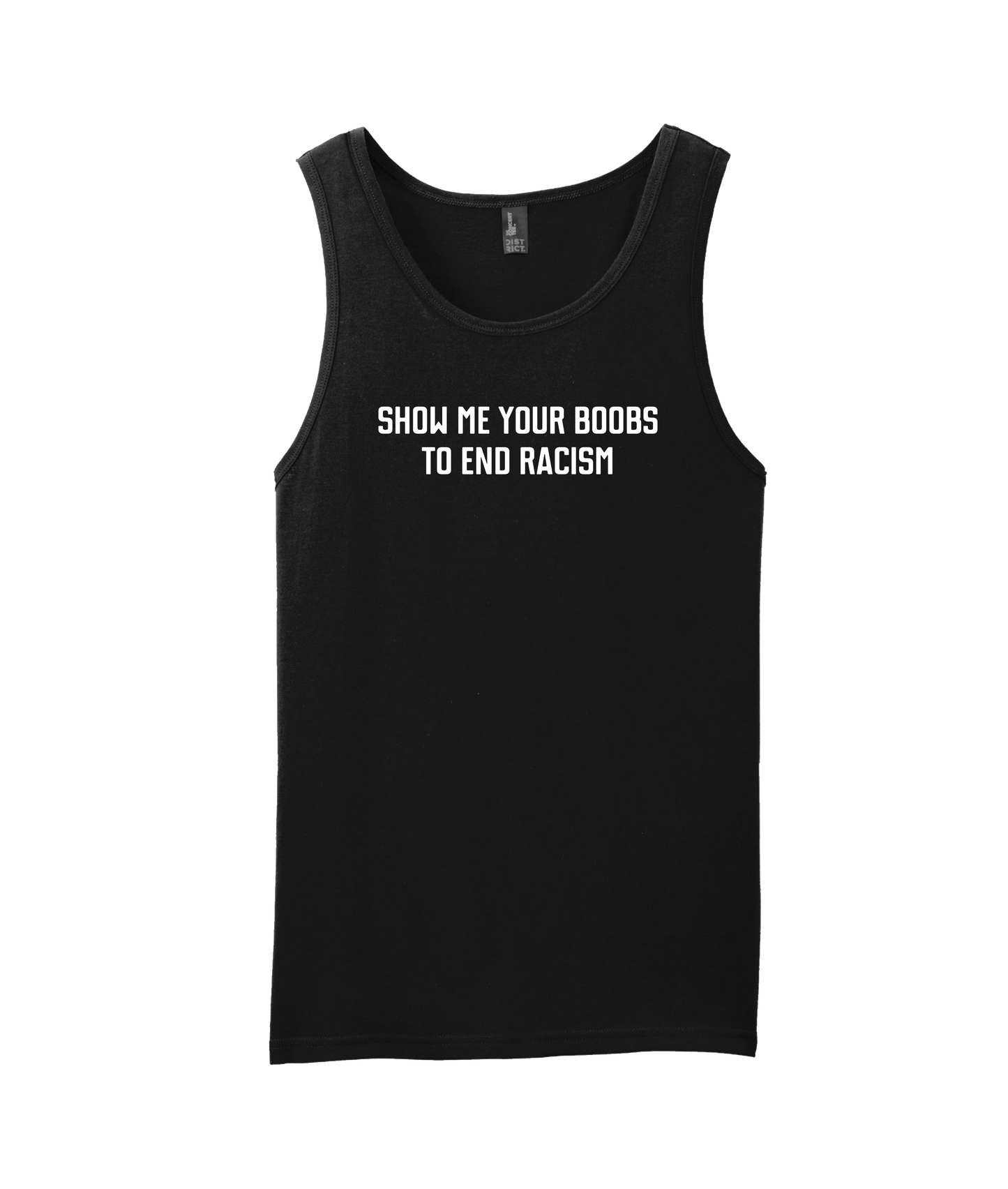 Purple Zebra - End Racism - Black Tank Top