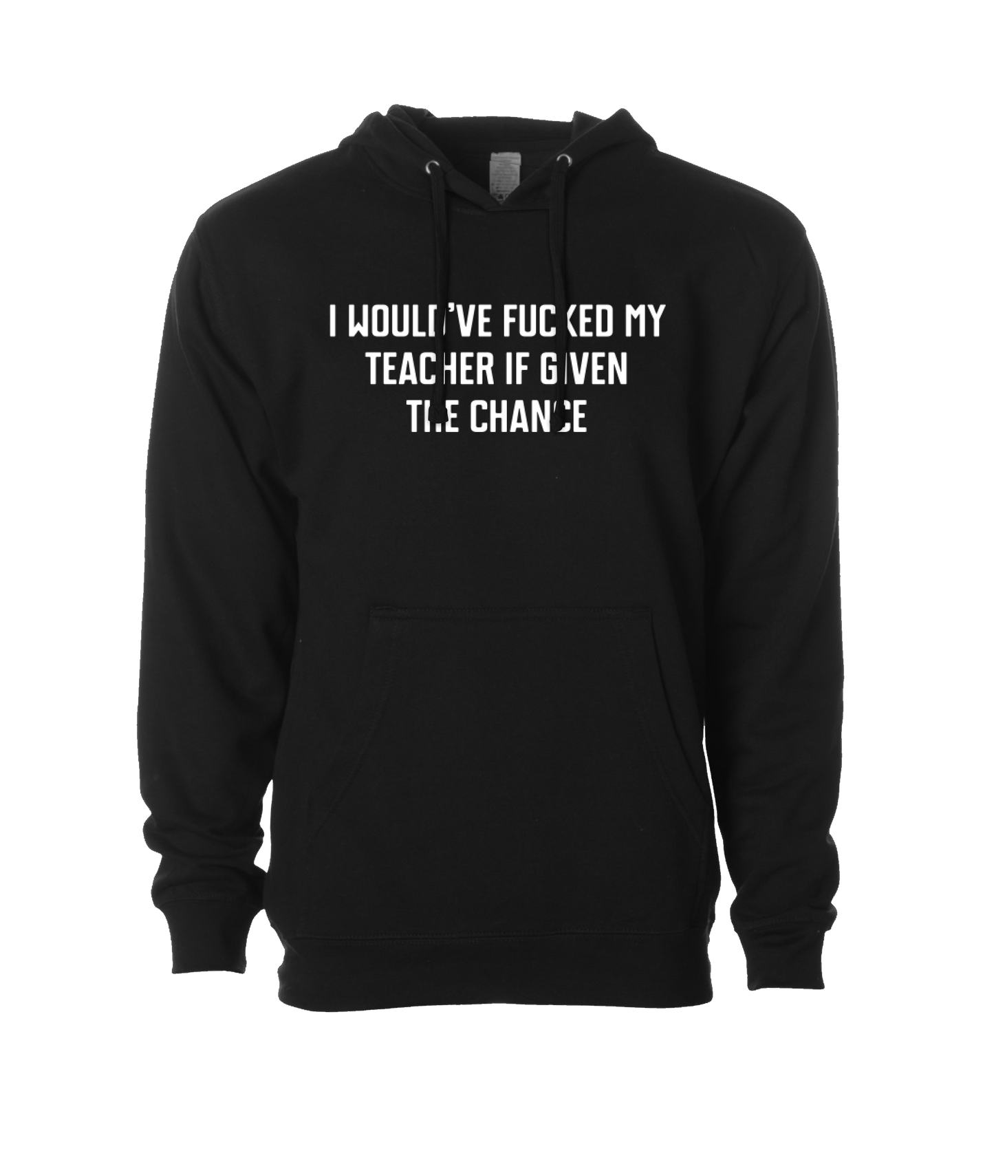 Purple Zebra - My Teacher - Black Hoodie