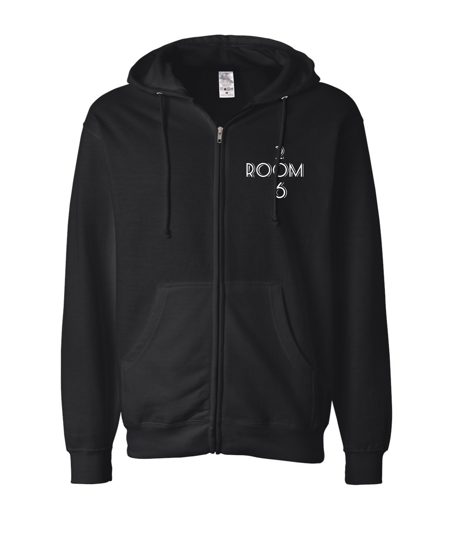 Room 206 - Room 206 - Black Zip Up Hoodie