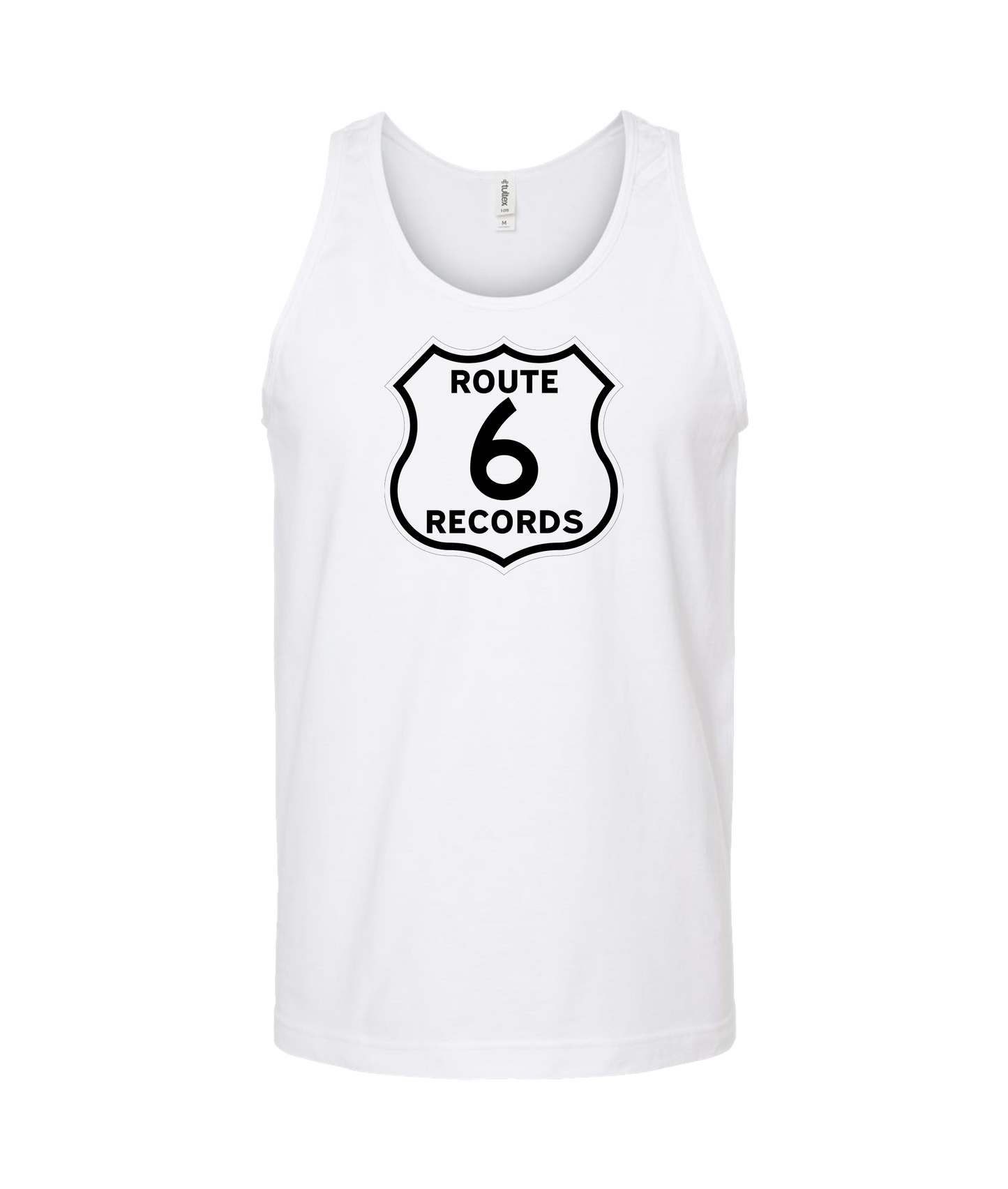 Route 6 Records - Route 6 Sign Logo - Black Tank Top