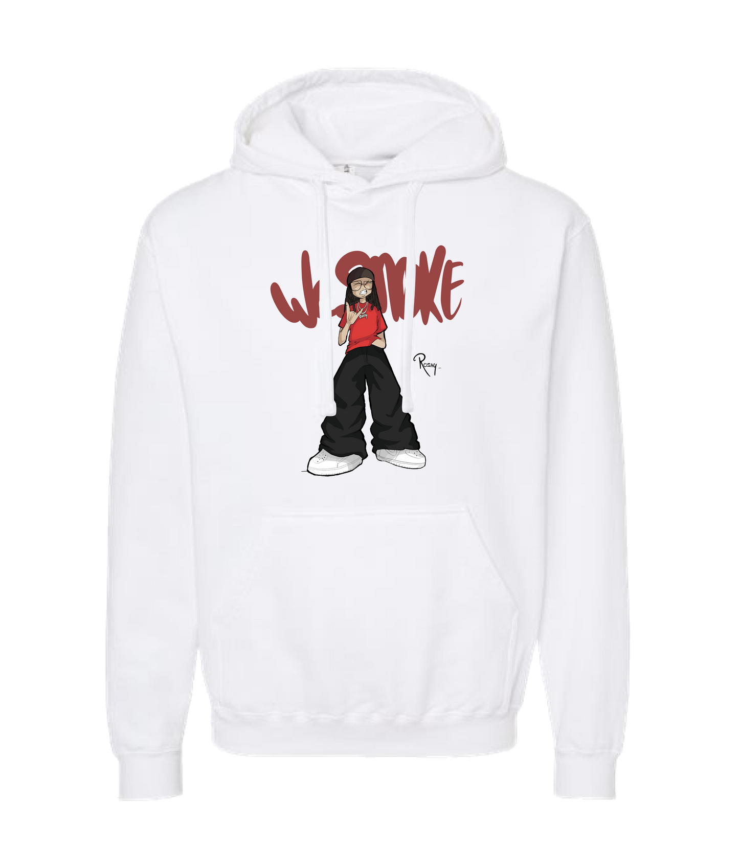Rosay 777 - We Smoke - White Hoodie