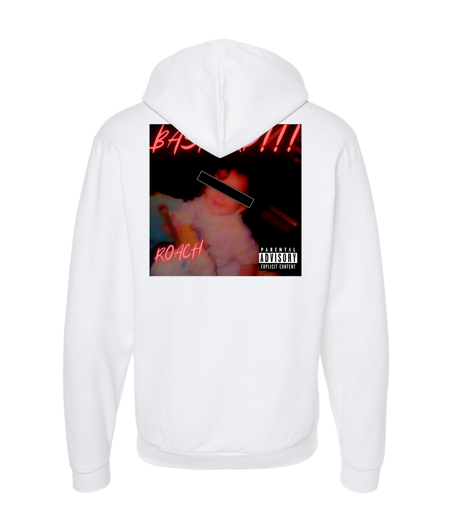 Roach - Logo - White Zip Up Hoodie