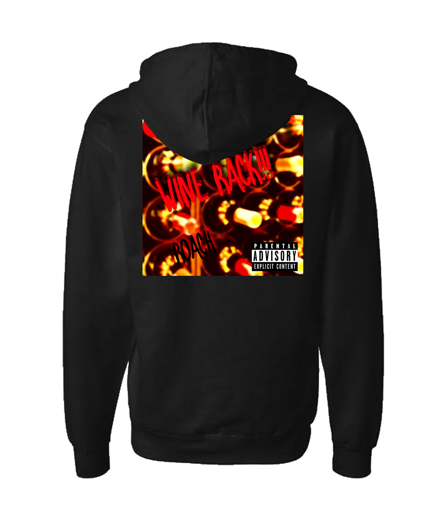 Roach - Logo 2 - Black Zip Up Hoodie