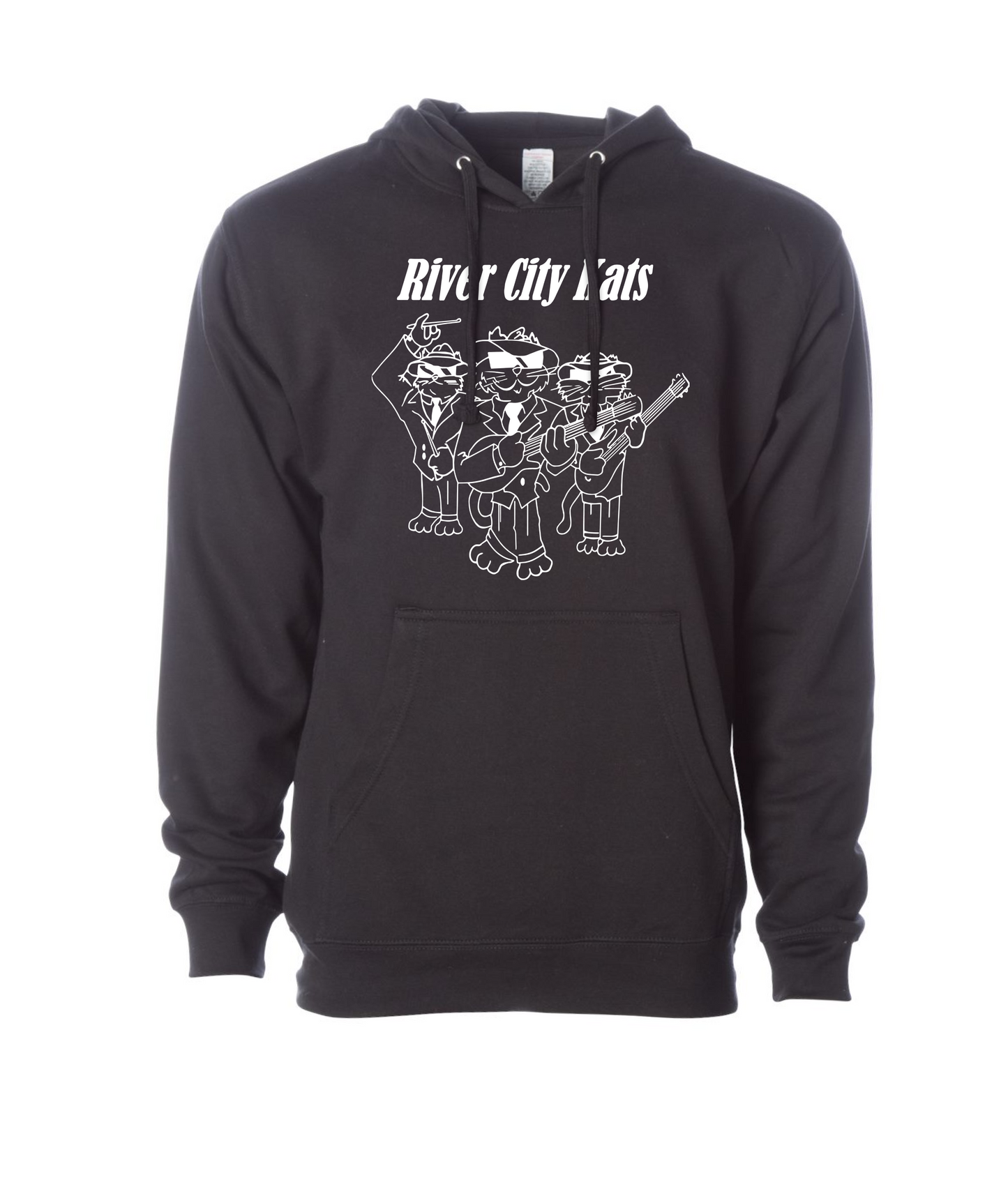 River City Kats - Logo - Black Hoodie