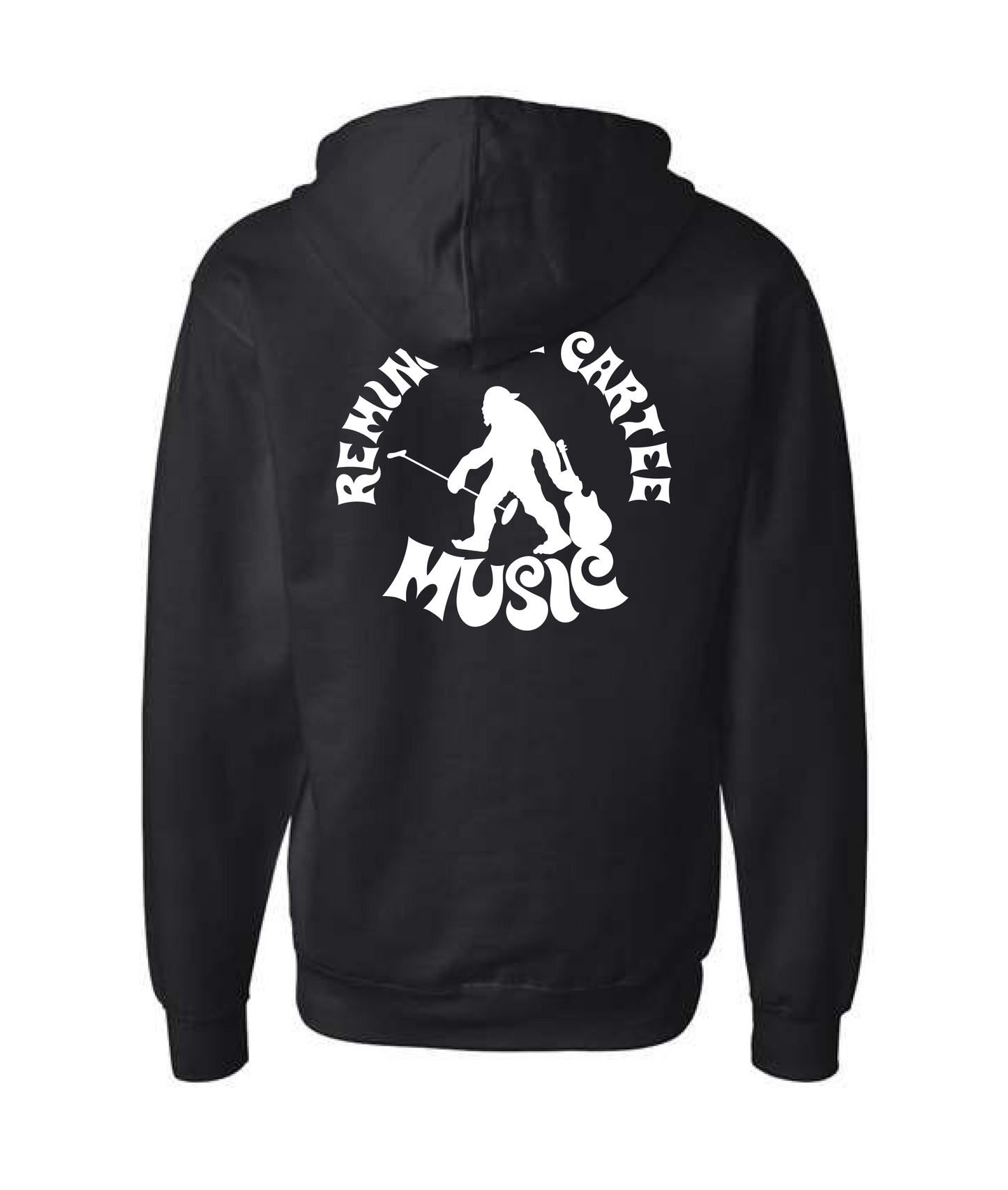 Remington Cartee - Bigfoot - Black Zip Hoodie