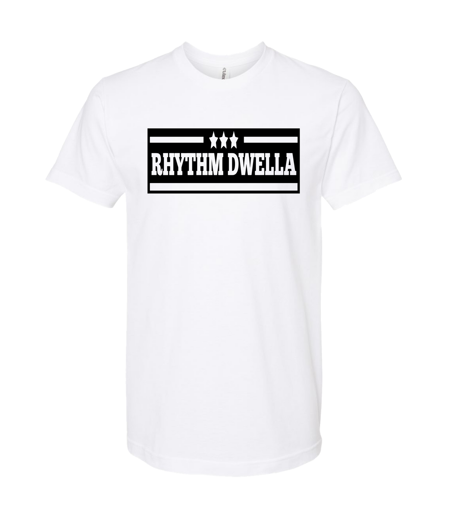 RHYTHM DWELLA - Logo - White T-Shirt
