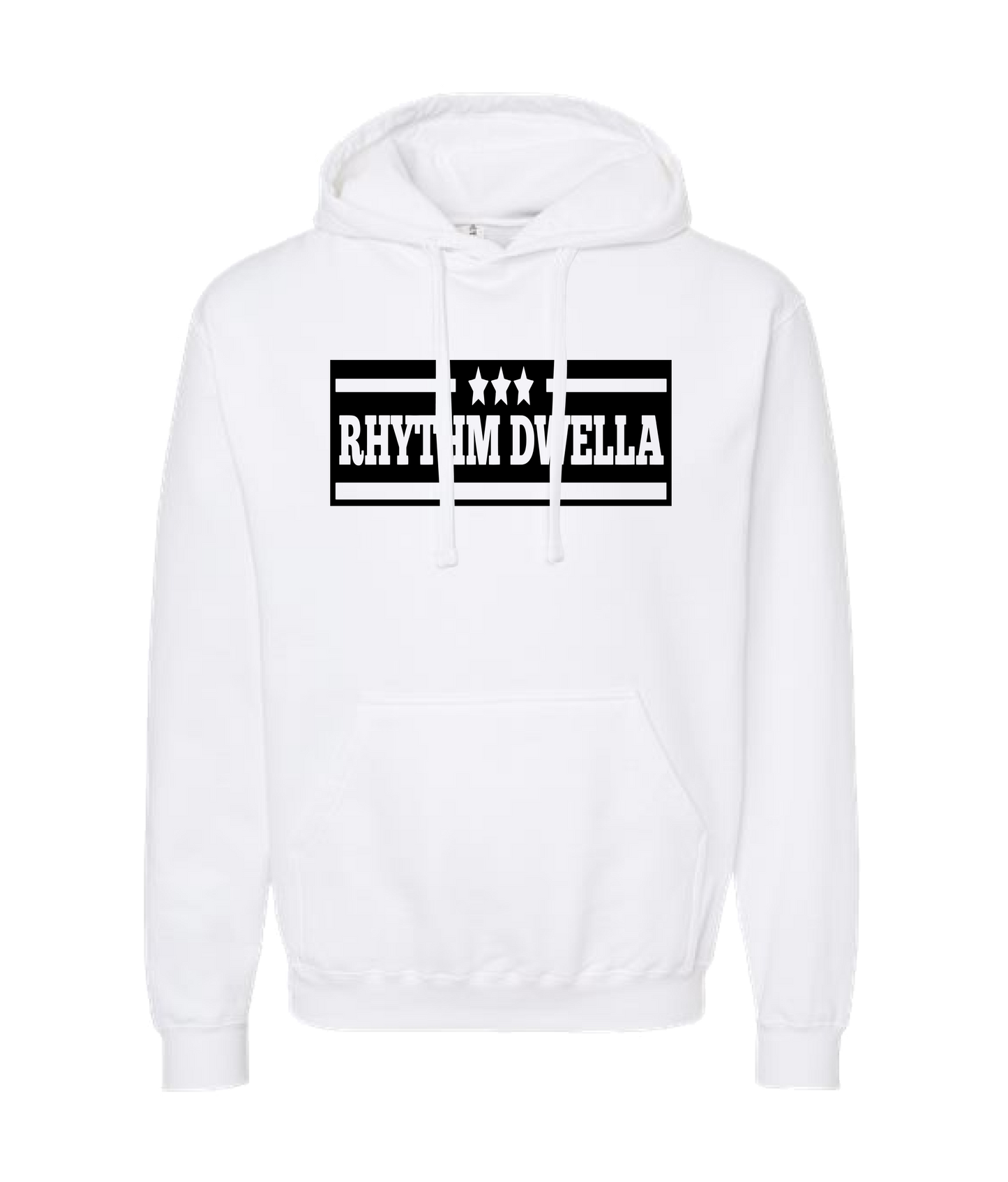 RHYTHM DWELLA - Logo - White Hoodie