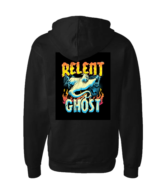 V-RELTOP - GHOST - Black Zip Up Hoodie