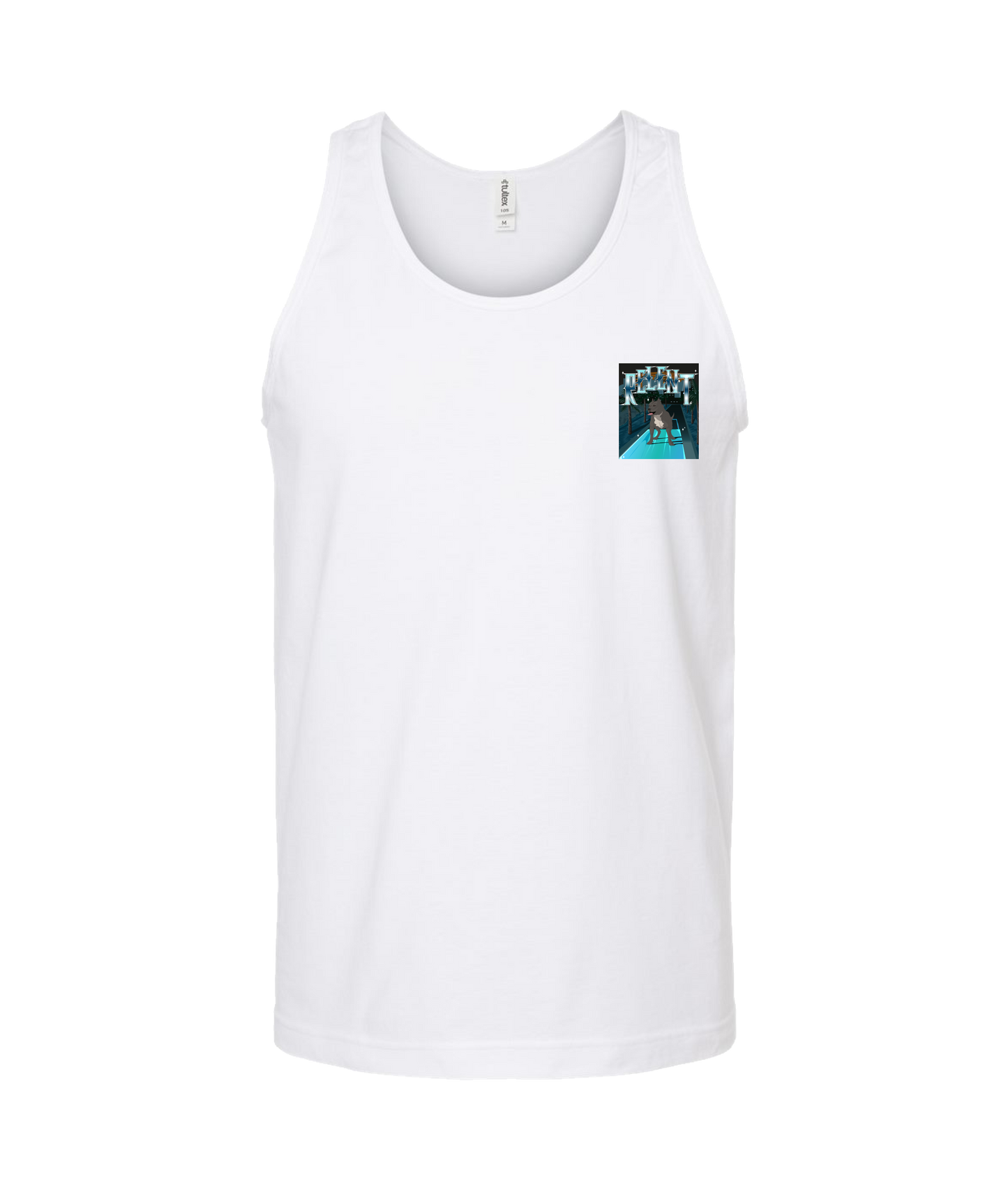 Relent - PITBULL - White Tank Top