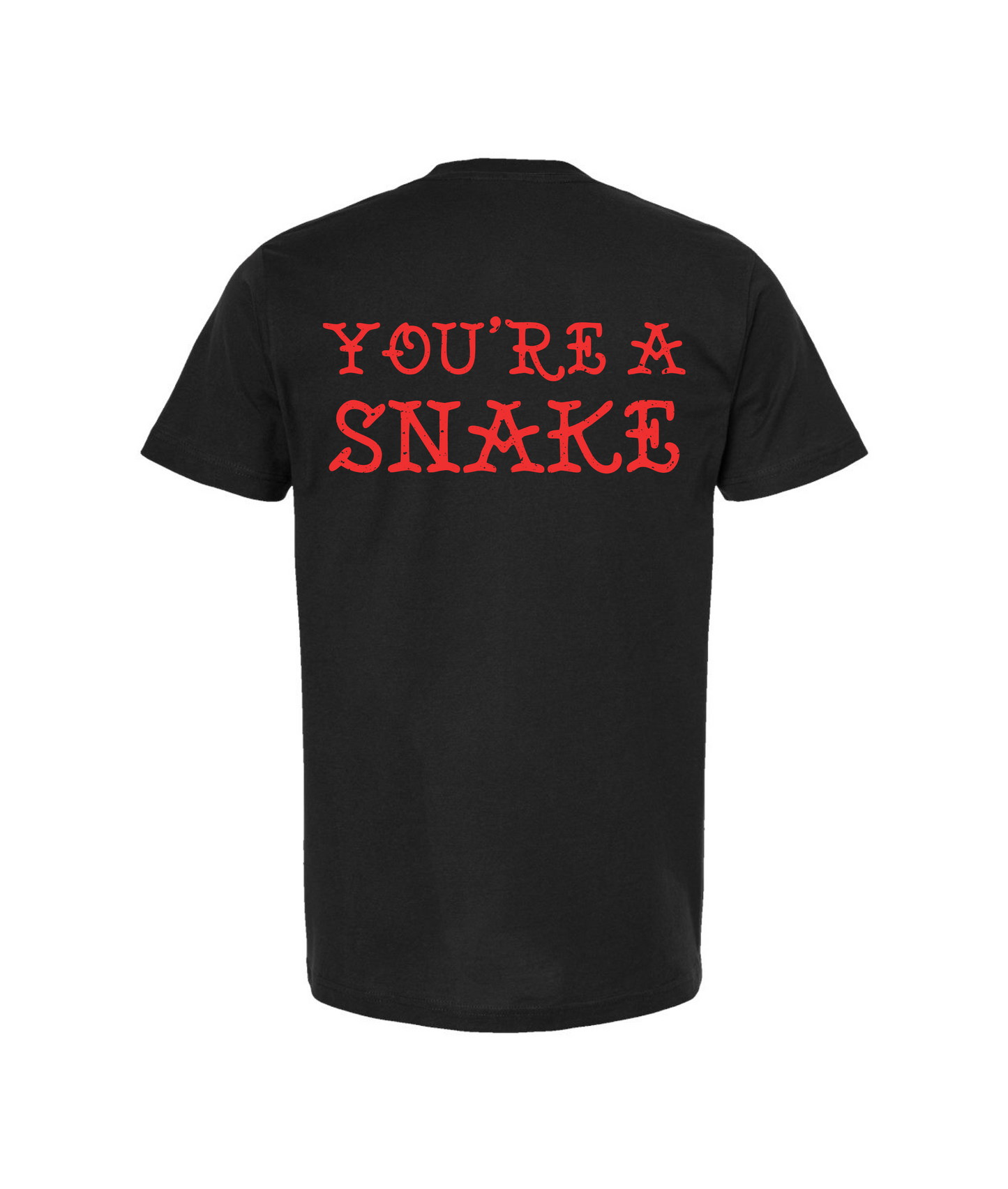 V-RELTOP - YOU'RE A SNAKE - Black T Shirt
