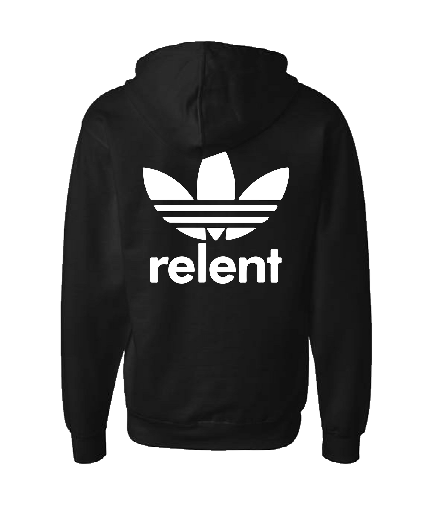 Relent - RELENT - Black Zip Up Hoodie