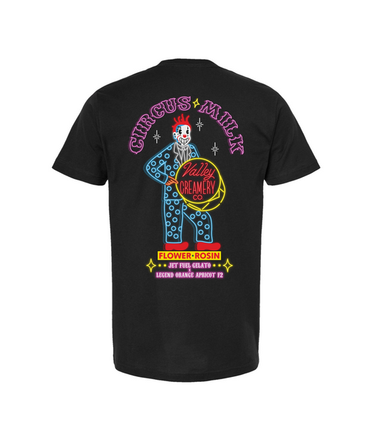 V-VCCCTOP - Circus Milk - Black T-Shirt