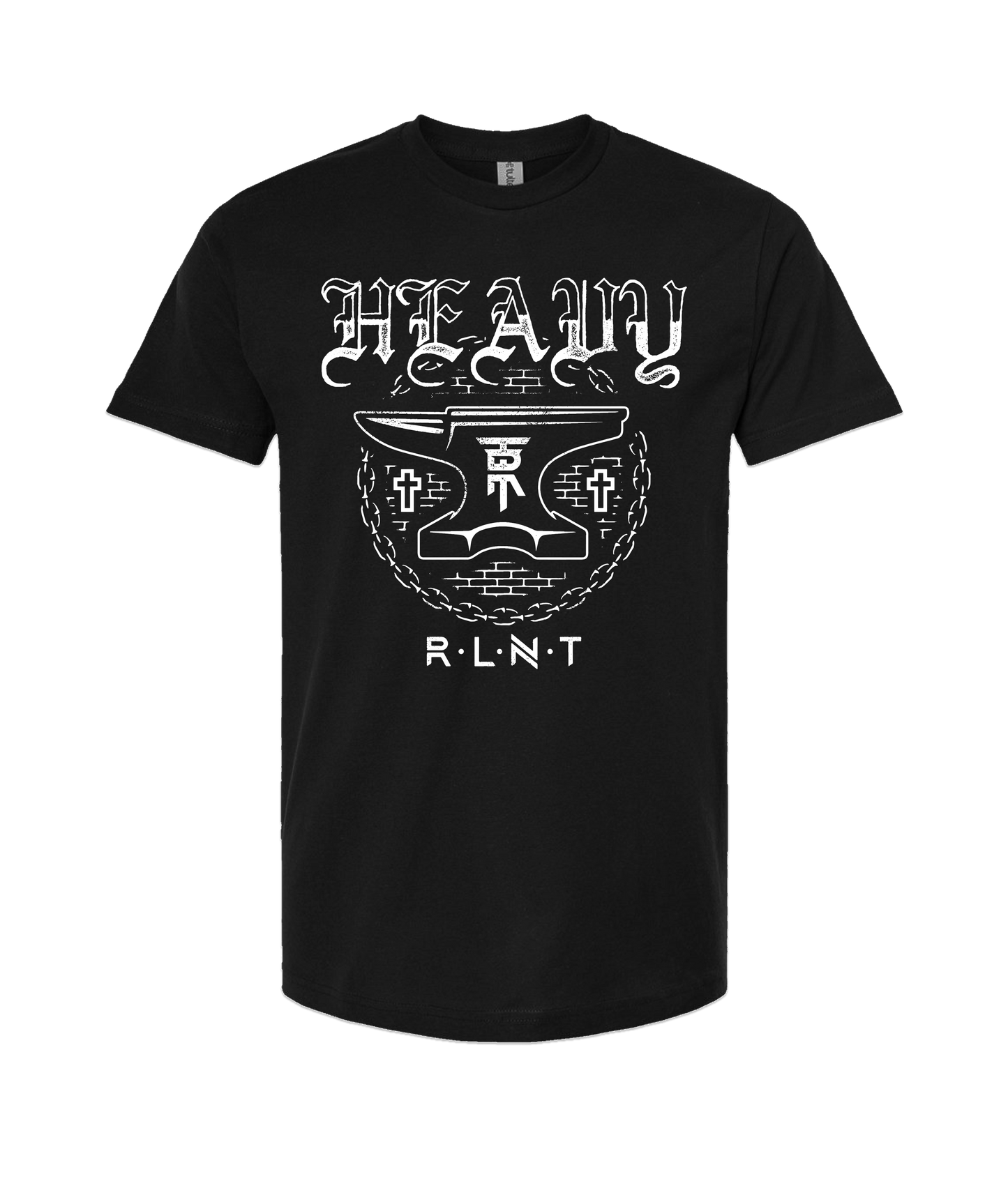 V-RELTOP - HEAVY - Black T-Shirt
