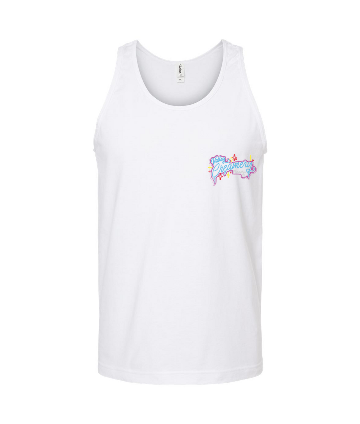 Valley Creamery Cannabis Co. - Circus Milk - White Tank Top