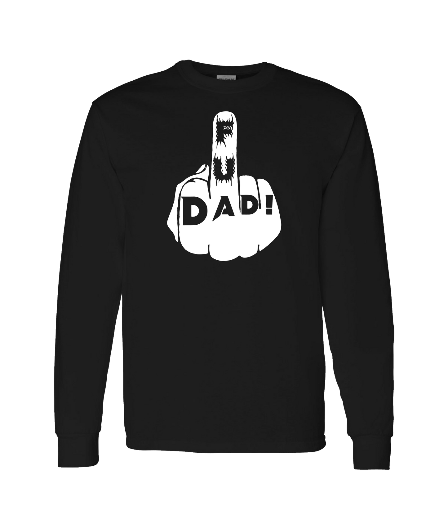 Realign - FU DAD - Black Long Sleeve T