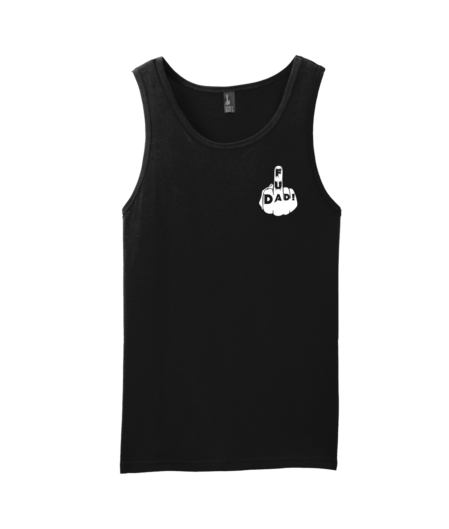 Realign - FU DAD - Black Tank Top