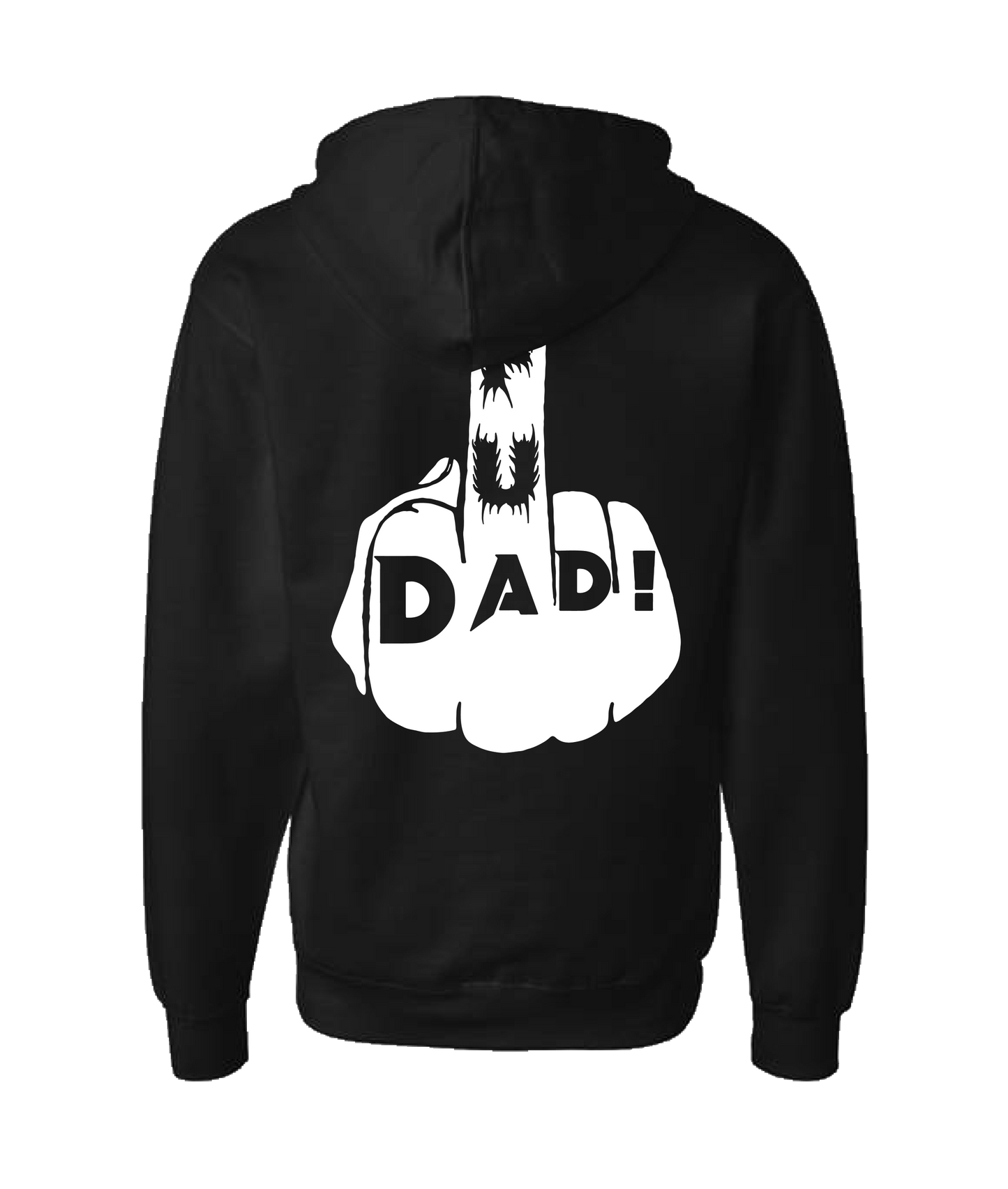 Realign - FU DAD - Black Zip Up Hoodie