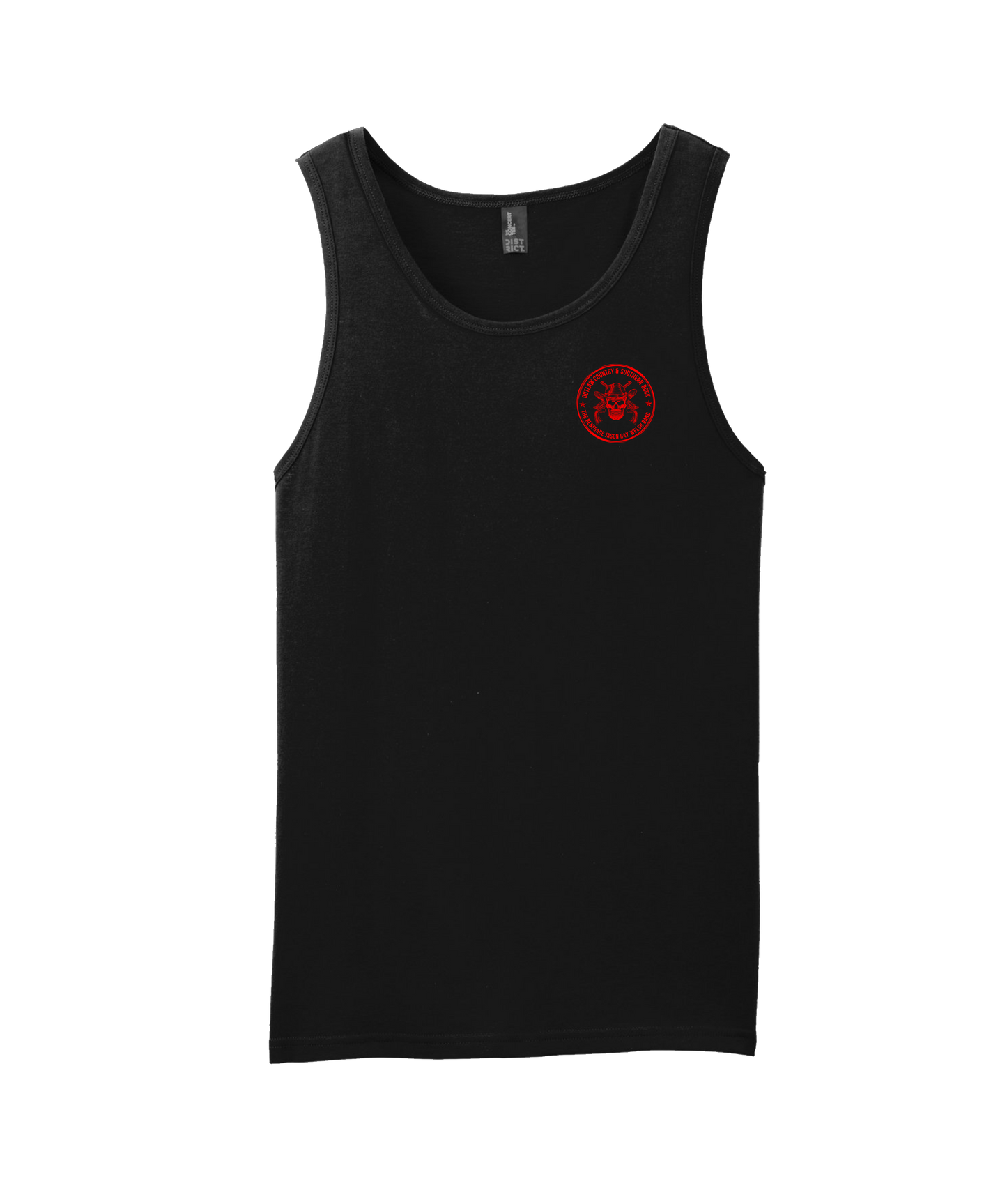 The Renegade Jason Ray Welsh Band - Round Logo - Black Tank Top