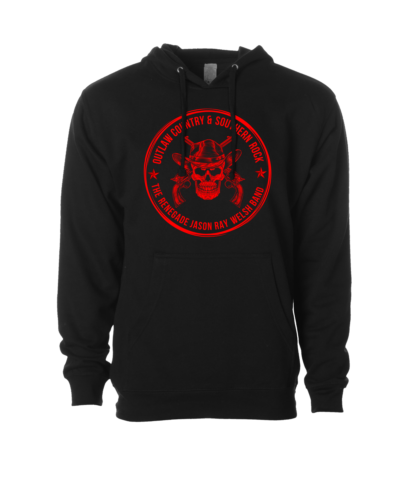 The Renegade Jason Ray Welsh Band - Round Logo - Black Hoodie