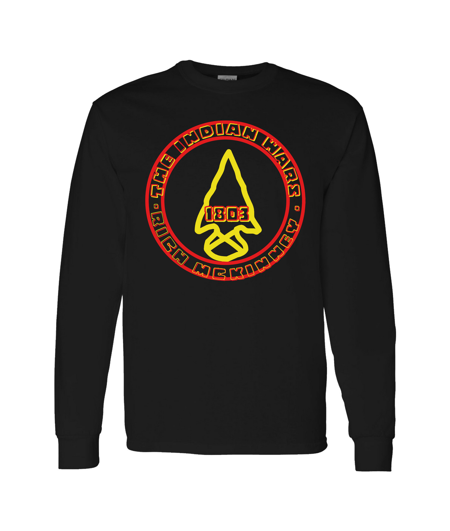V-RMCKTOP - CIRCLE LOGO - Black Long Sleeve T