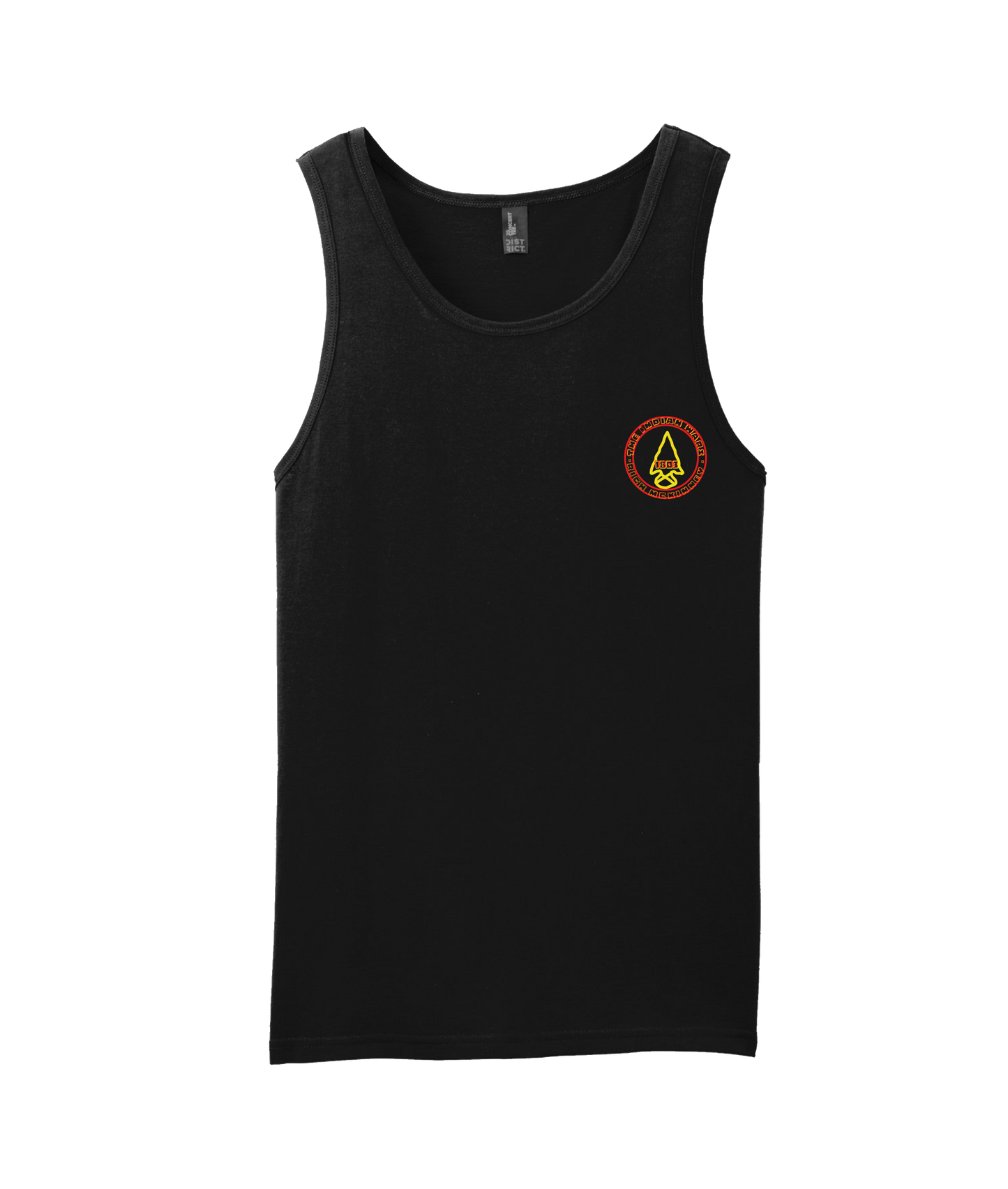 V-RMCKTOP - CIRCLE LOGO - Black Tank Top