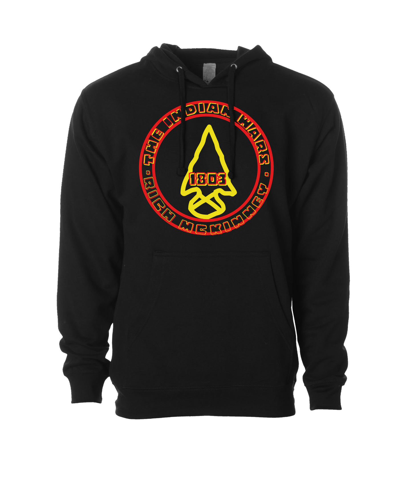 V-RMCKTOP - CIRCLE LOGO - Black Hoodie