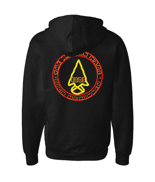 V-RMCKTOP - CIRCLE LOGO - Black Zip Up Hoodie