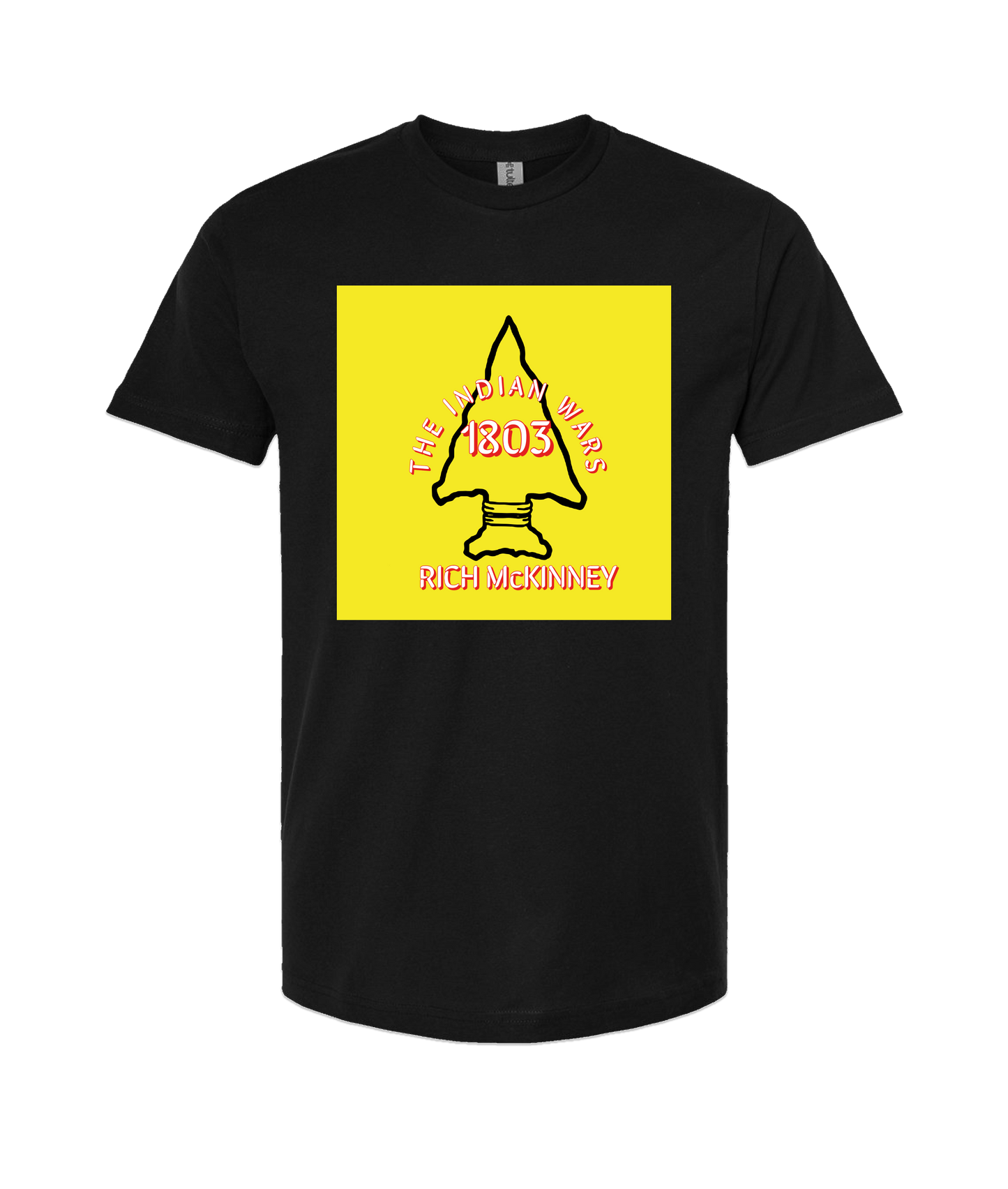 V-RMCKTOP - THE INDIAN WARS - Black T Shirt
