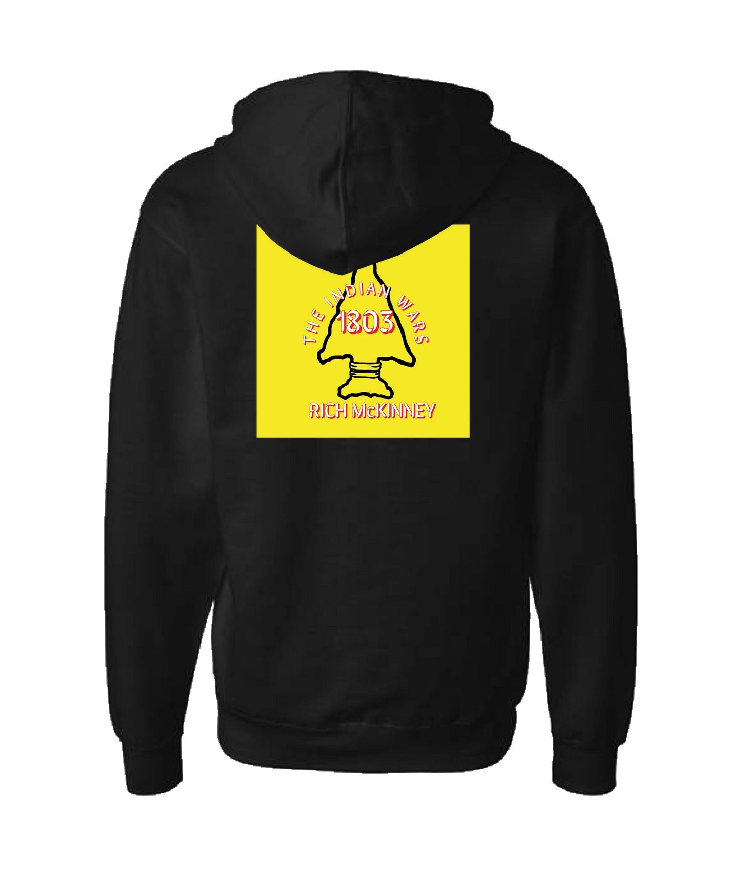 RICH McKinney - THE INDIAN WARS - Black Zip Up Hoodie