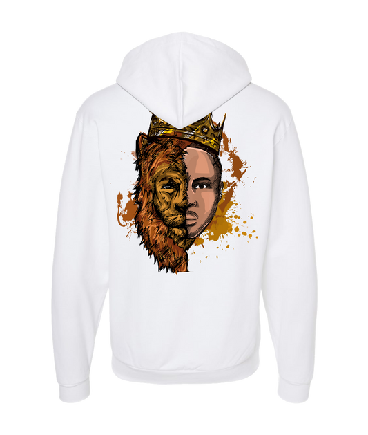 Rich Ruler - Pay Me In Gold - White Zip Up Hoodie