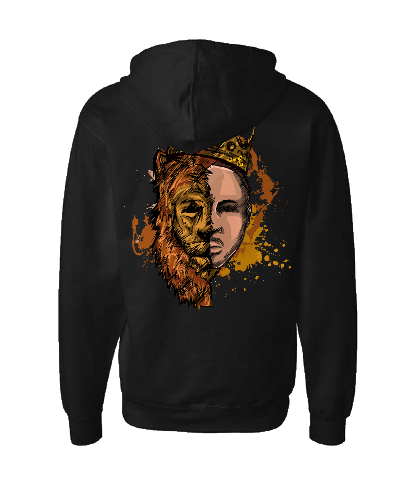 Rich Ruler - Pay Me In Gold - Black Zip Up Hoodie