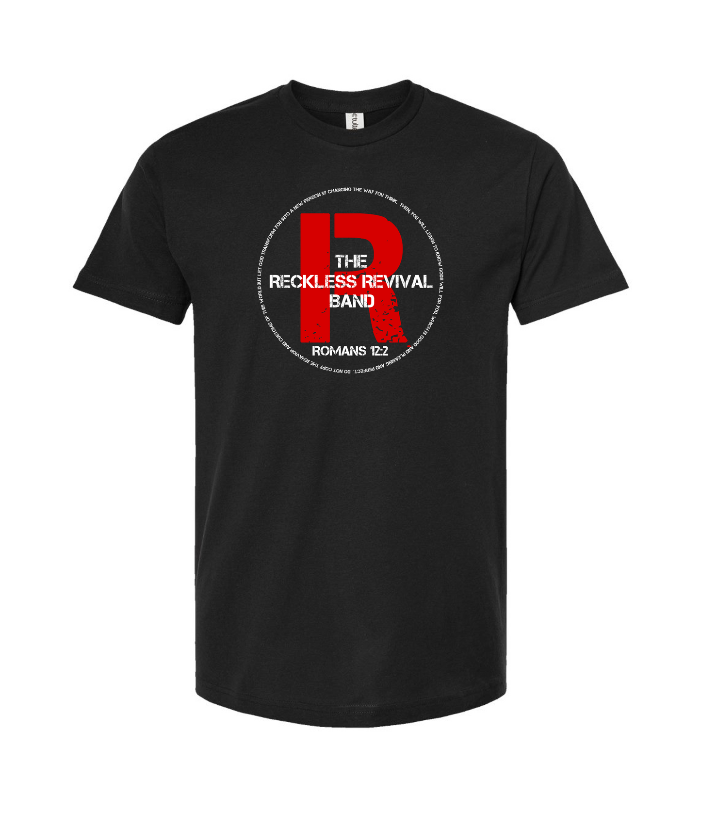 V-RRTOP - DESIGN 1 - Black T-Shirt