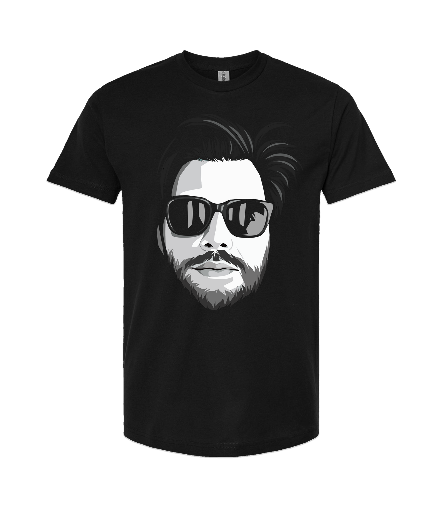 Ryan Slice - FULL FACE - Black T Shirt