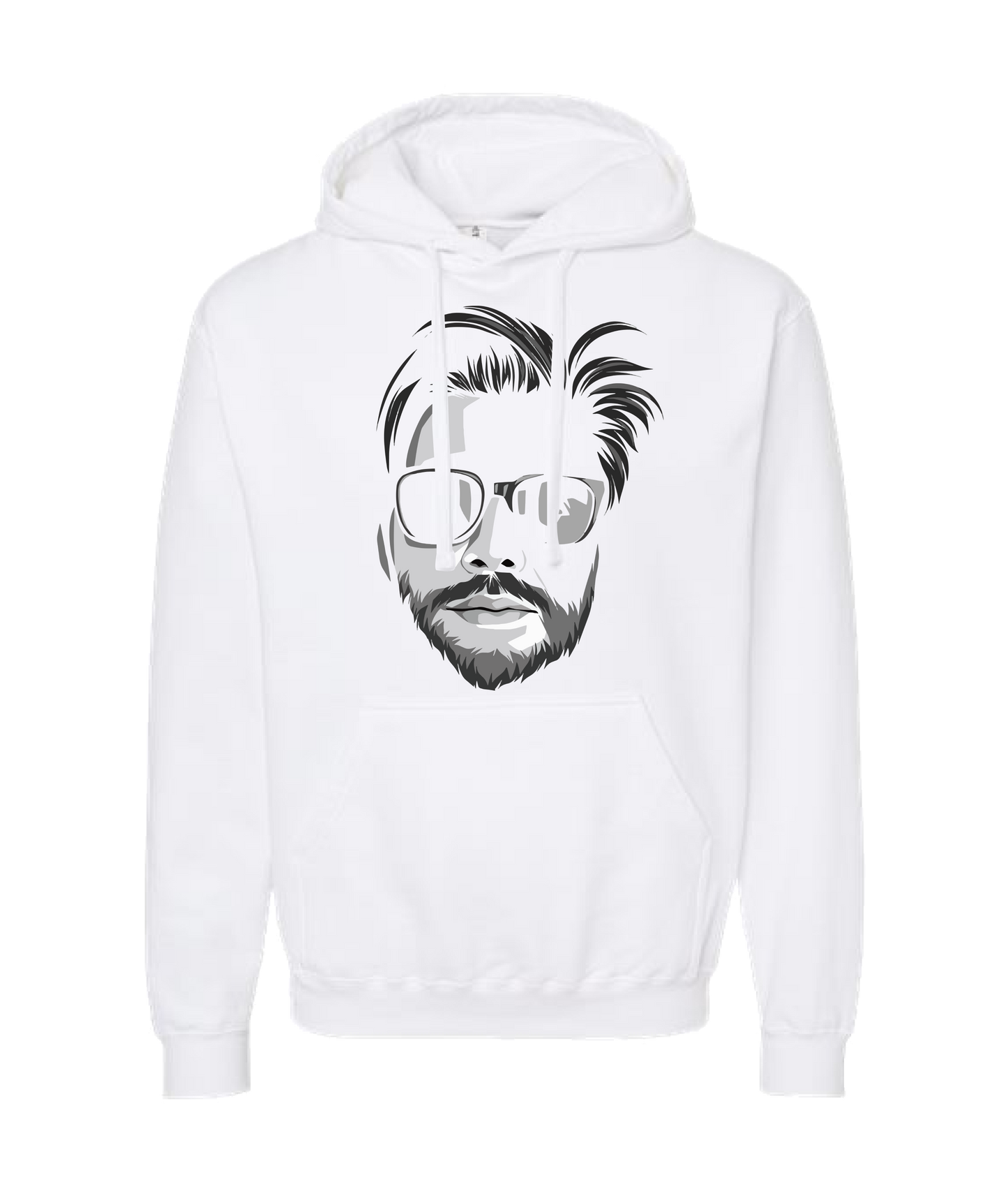 Ryan Slice - FULL FACE - White Hoodie