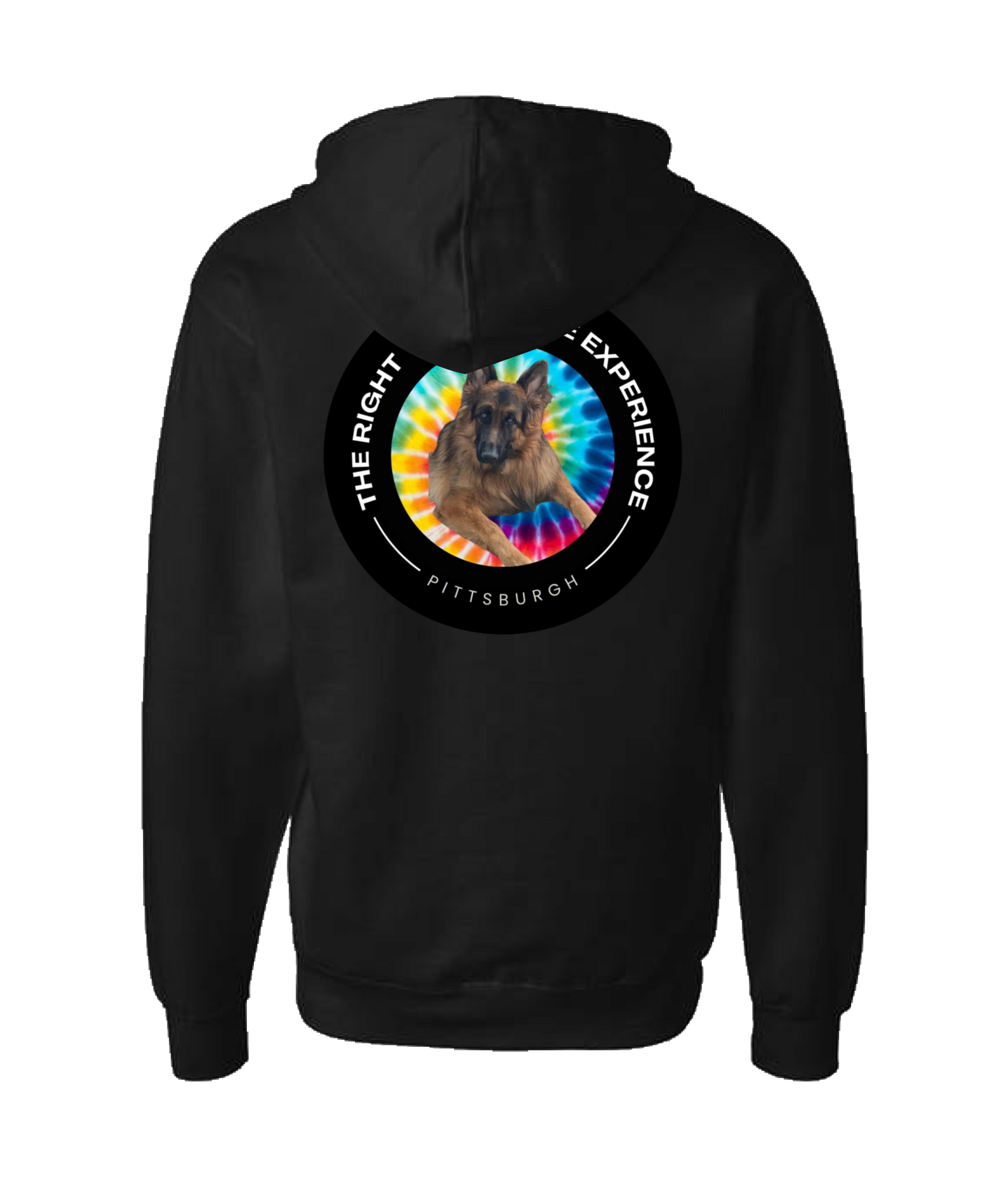 V-RTCMTOP - Right TurnClyde "Brucie Gear" Merchandise - Black Zip Up Hoodie