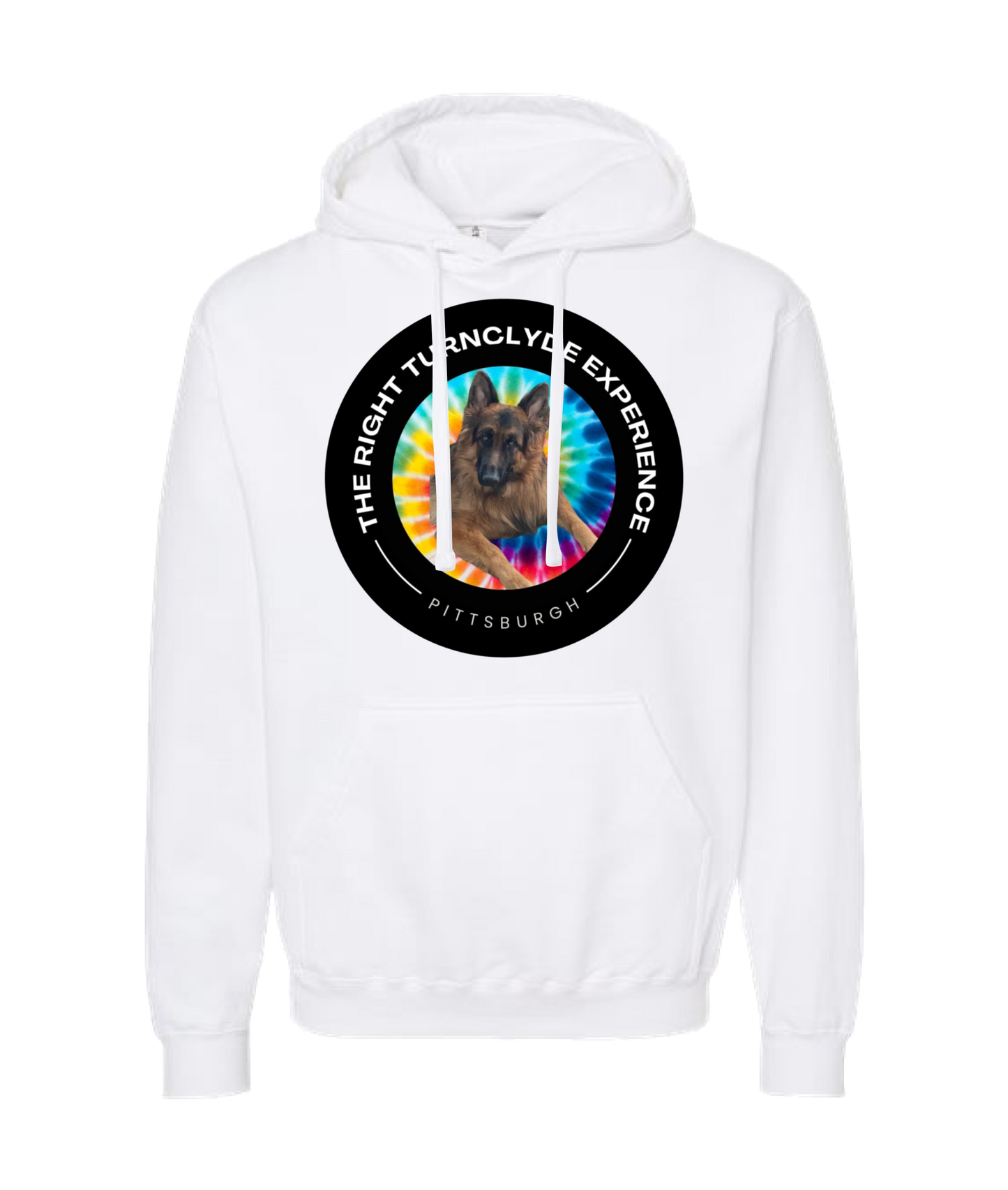V-RTCMTOP - Right TurnClyde "Brucie Gear" Merchandise - White Hoodie