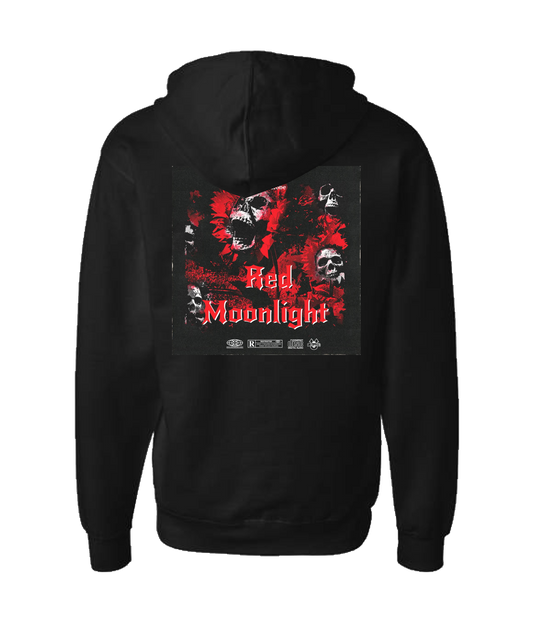 Ridge The Kidd - Red Moonlight EP - Black Zip Up Hoodie