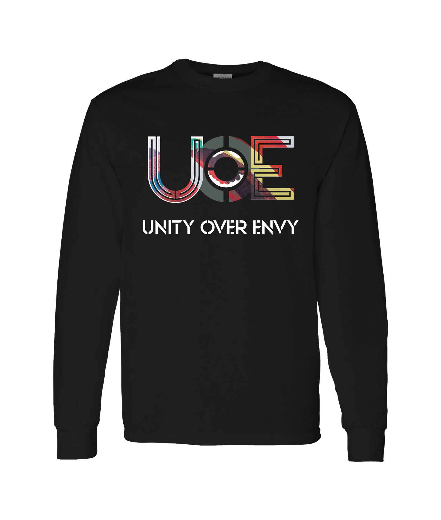 Radar Theory - Unity Over Envy - Black Long Sleeve T