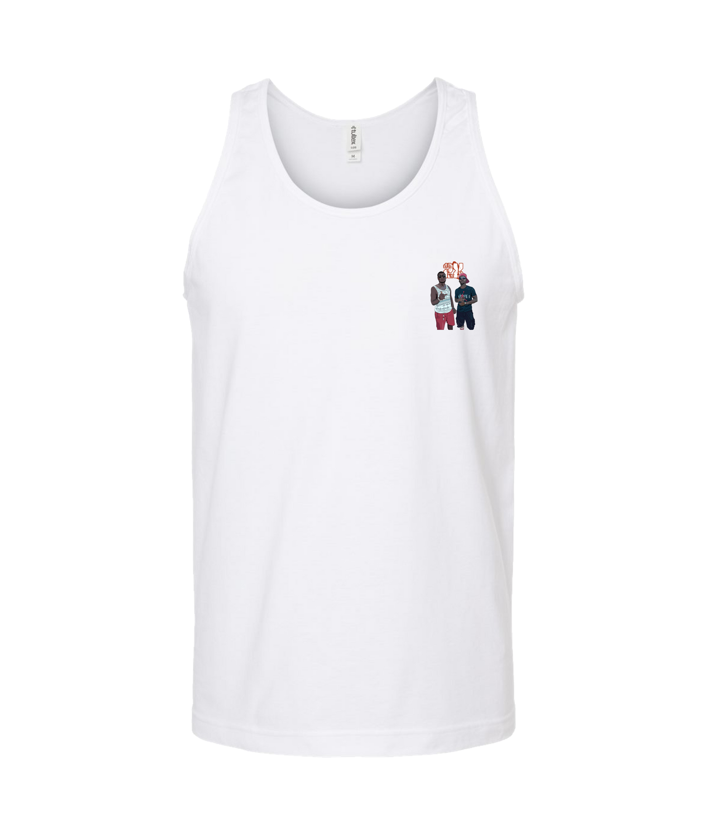 2Times/2X - Mesa de trabajo - White Tank Top