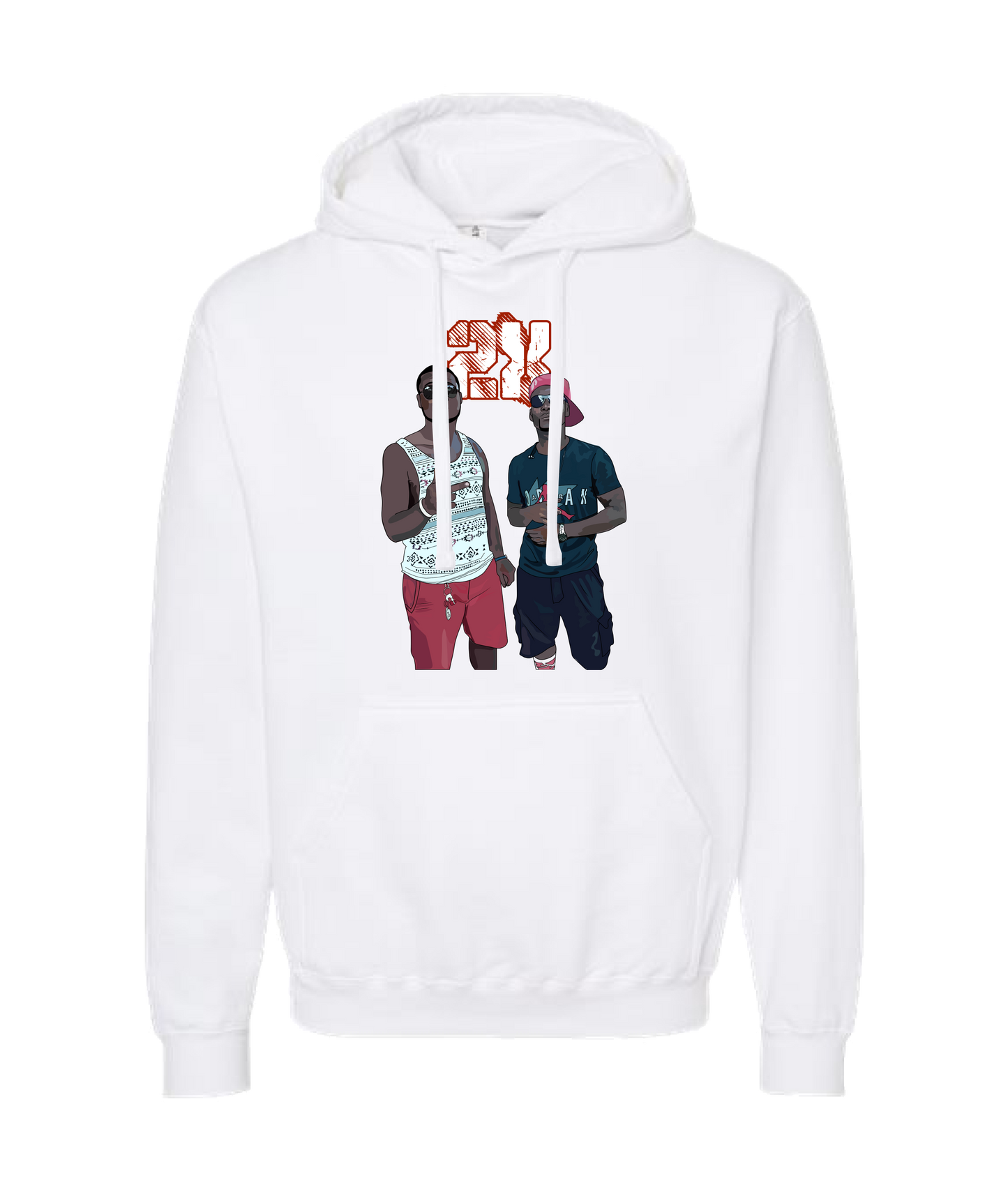 2Times/2X - Mesa de trabajo - White Hoodie