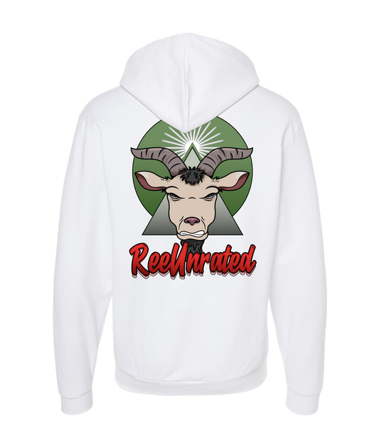 2Times/2X - Goatinati - White Zip Up Hoodie