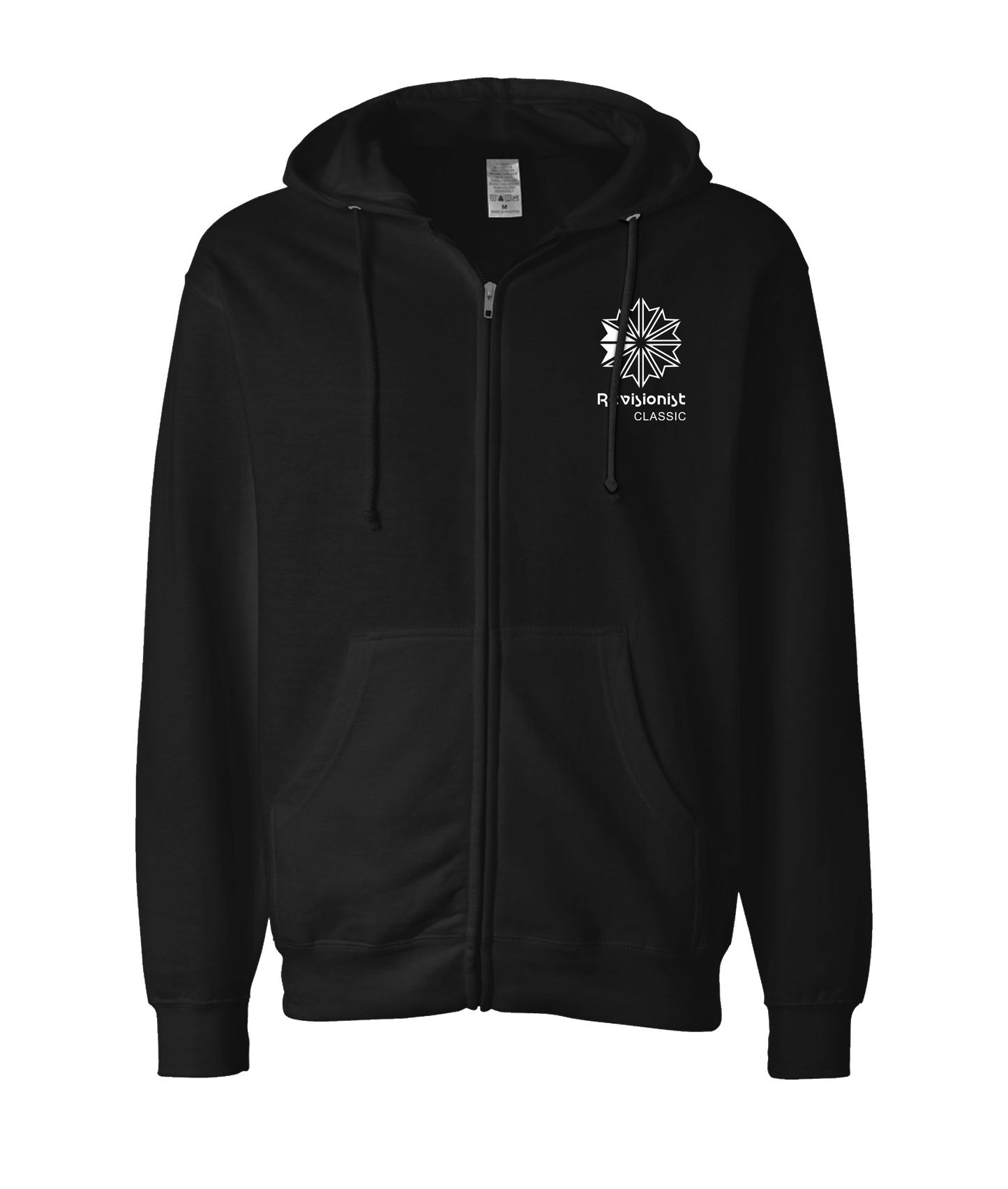 Revisionist - Logo 1 - Black Zip Up Hoodie