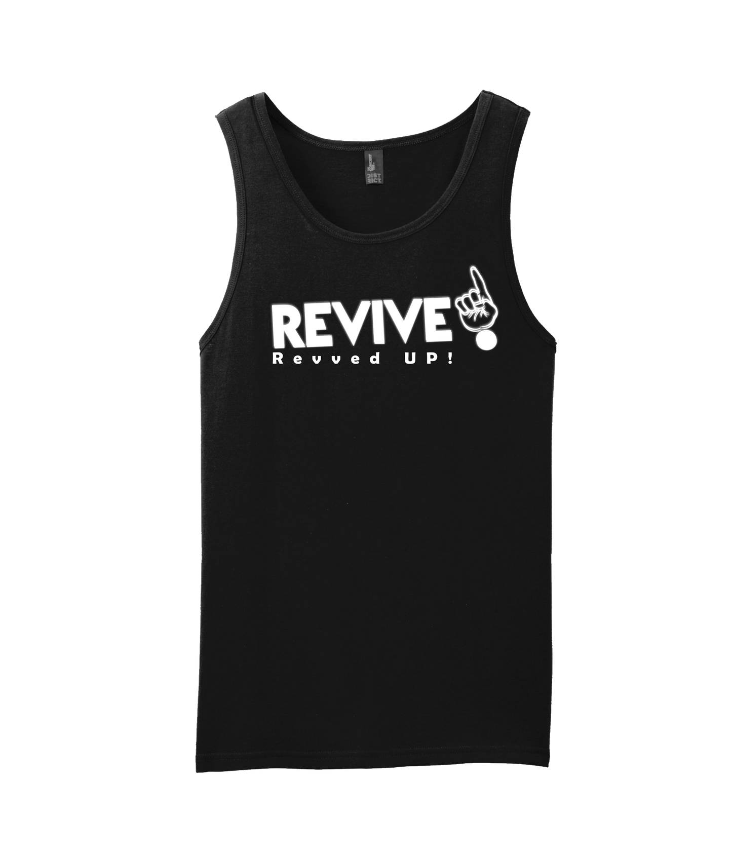 V-RVTOP - DESIGN 1 - Black Tank Top