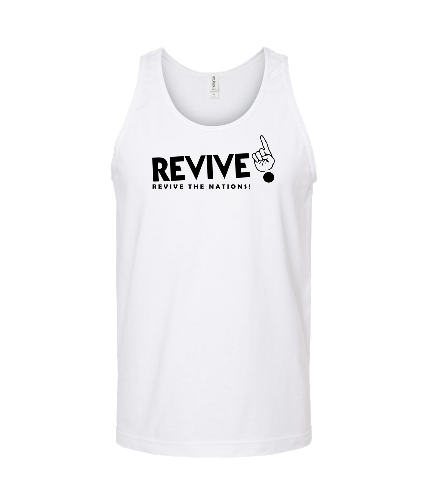 V-RVTOP - DESIGN 1 - White Tank Top