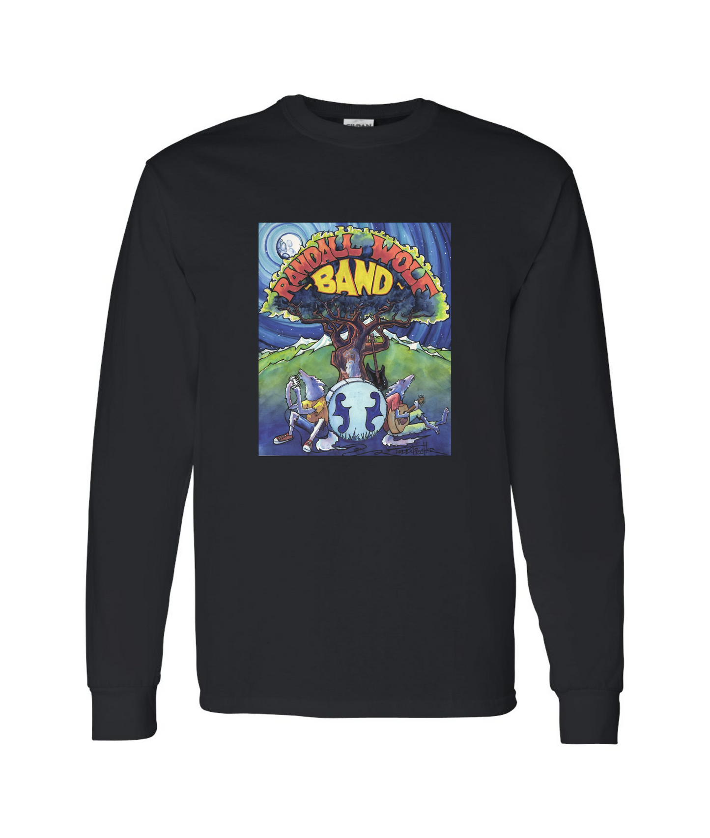 The Randall Wolf Band Logo Long Sleeve T
