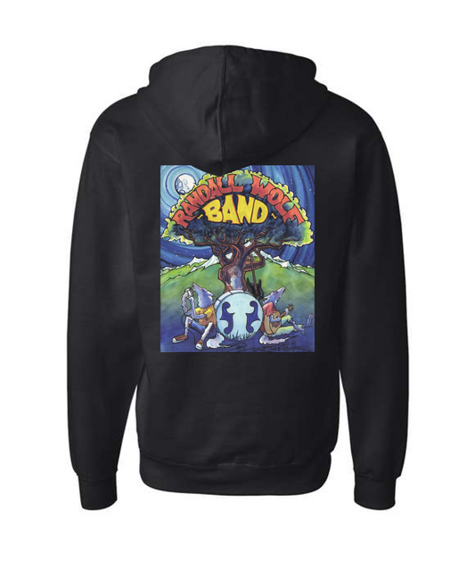 The Randall Wolf Band Logo Zip Hoodie