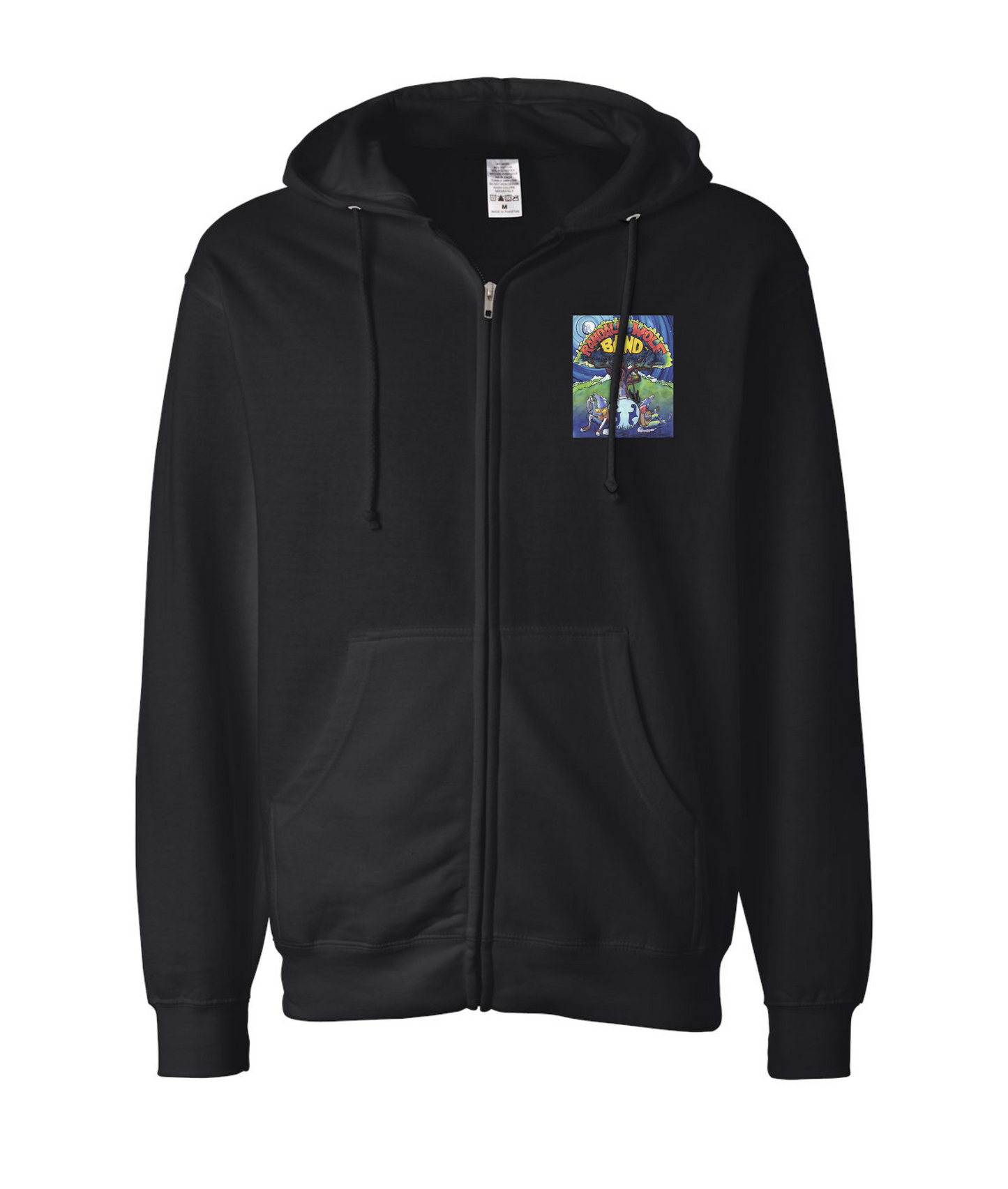 The Randall Wolf Band Logo Zip Hoodie