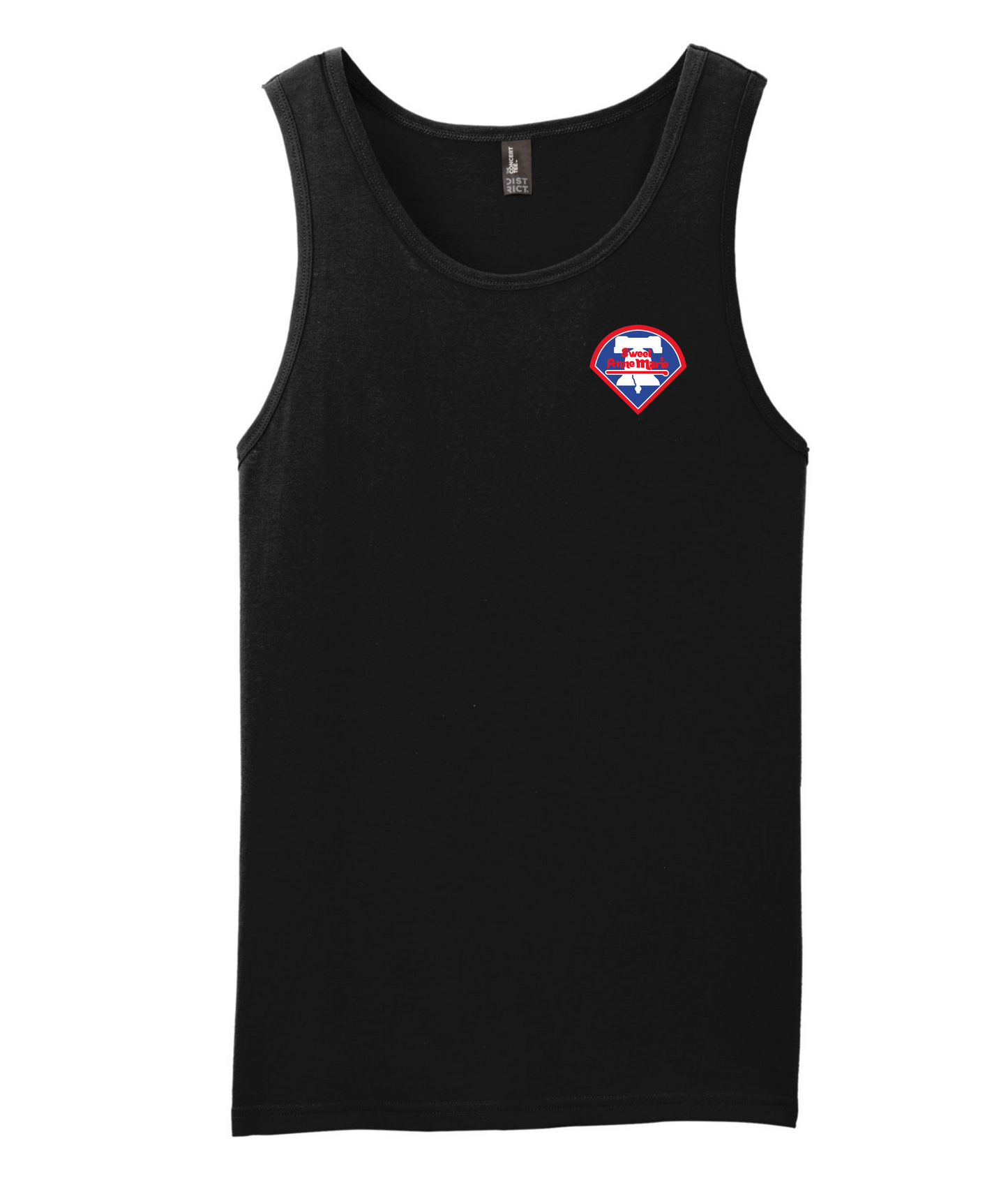 Sweet Anne Marie - Liberty Bell Logo - Black Tank Top
