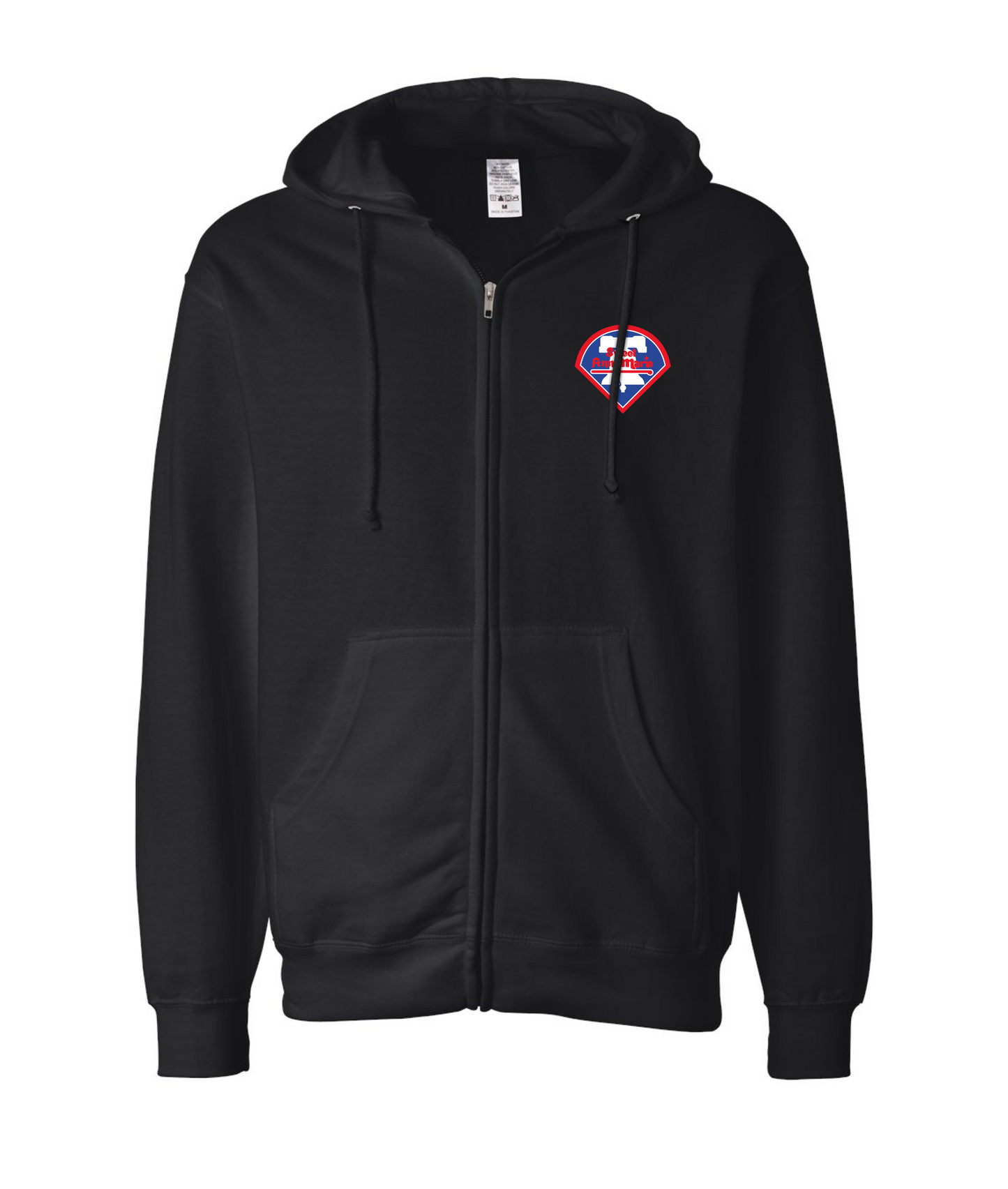 Sweet Anne Marie - Liberty Bell Logo - Black Zip Hoodie