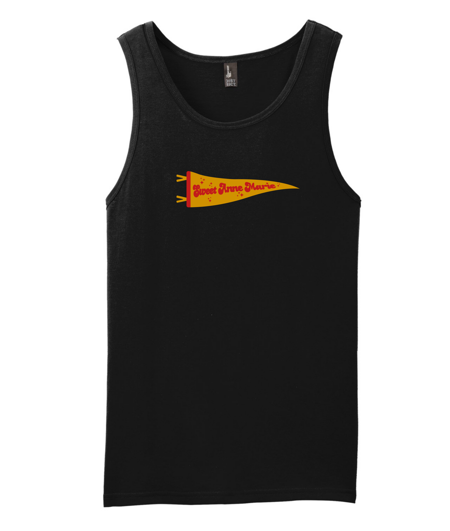 Sweet Anne Marie - Flag Logo - Black Tank Top